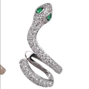 Snake single earring